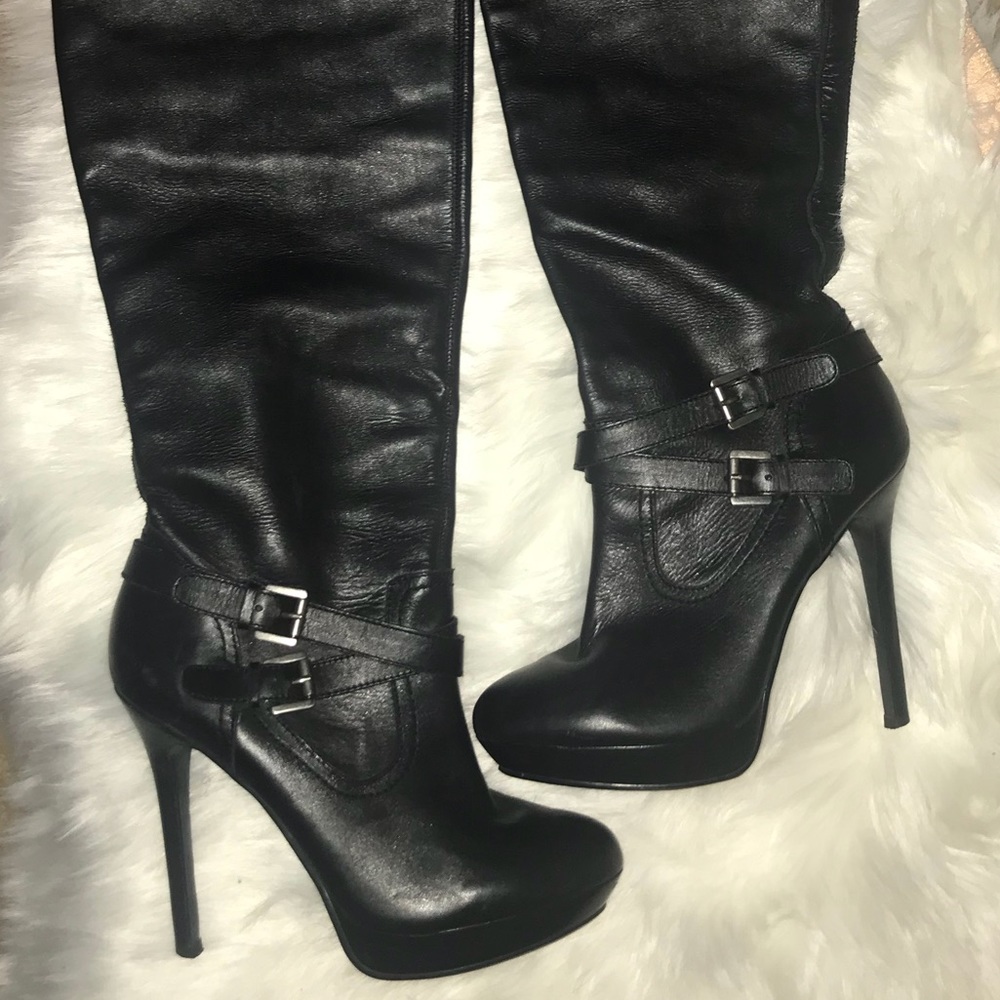 Black high boots